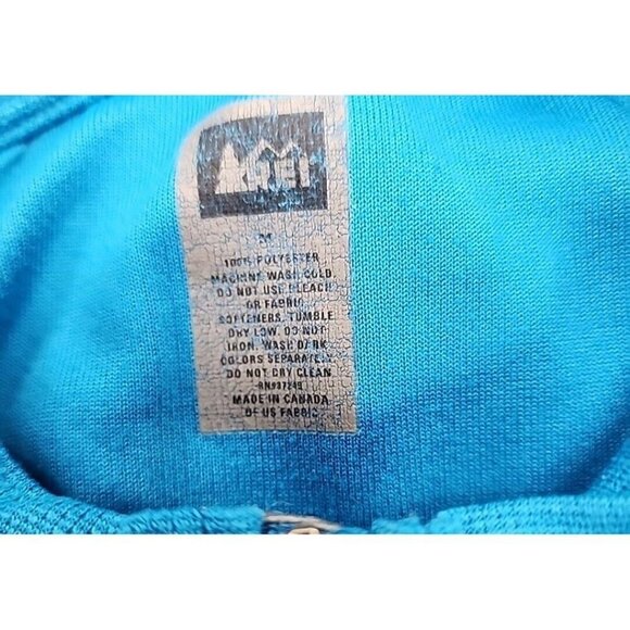 REI CO-OP Running Crew Pullover 1/2 Zip Blue Pockets Sweatshirt Women's Medium - Picture 4 of 5